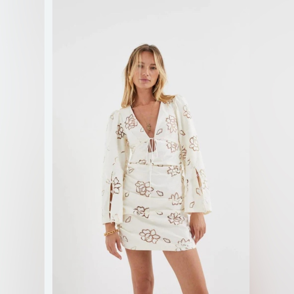 For Love And Lemons Peach Dress